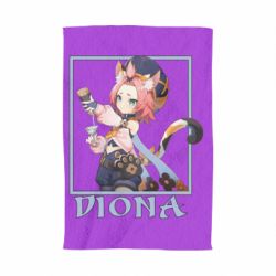 Полотенце с принтом Diona Genshin Impact - PrintSalon