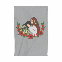 Рушник Дівчина цілує солдата - PrintSalon