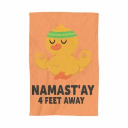 Полотенце с принтом Duck Namast'ay Away - PrintSalon