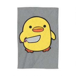 Рушник з принтом Duckling With A Knife - PrintSalon