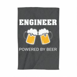 Полотенце с принтом Engineer Powered By Beer - PrintSalon