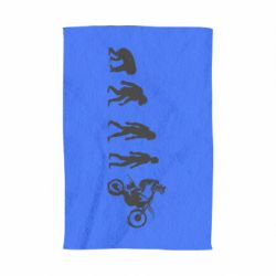 Полотенце с принтом Эволюция мотоциклиста - PrintSalon
