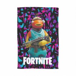 Полотенце с принтом Fishstick With A Gun - PrintSalon