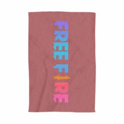 Полотенце с принтом Free fire gradient logo-PrintSalon Полотенце с принтом Free fire gradient logo
