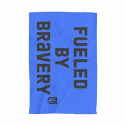Полотенце Fueled by bravery - PrintSalon