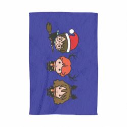 Рушник з принтом Гаррі Поттер та друзі новорічні - PrintSalon
