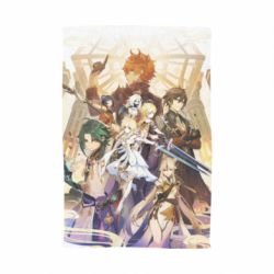 Полотенце с принтом Genshin Impact Characters - PrintSalon