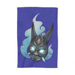 Полотенце с принтом Genshin Impact Xiao's mask - PrintSalon