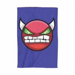Полотенце с принтом Geometry Dash Demon