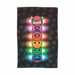 Рушник з принтом Geometry Dash Levels - PrintSalon