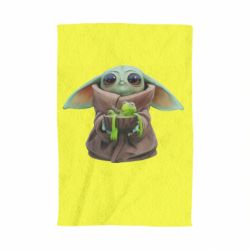 Полотенце с принтом Grogu and Kermit - PrintSalon