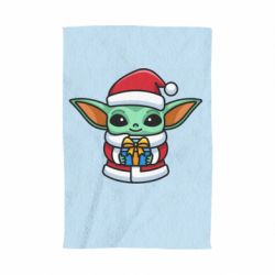 Полотенце с принтом Grogu Santa Claus - PrintSalon
