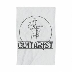 Полотенце с принтом Guitar player. - PrintSalon