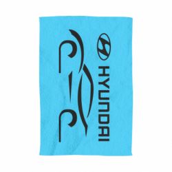 Полотенце с принтом Хендай - PrintSalon