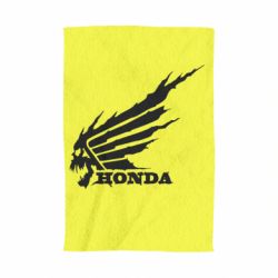 Полотенце с принтом Honda skull - PrintSalon