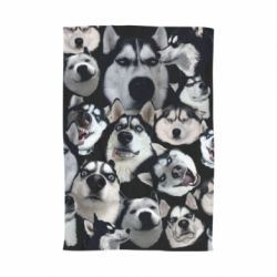 Рушник з принтом Husky Emotions - PrintSalon