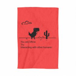 Полотенце с принтом Internet Dinosaur - PrintSalon