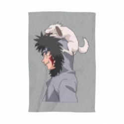 Рушник з принтом Инузука Кіба та Акамару - PrintSalon
