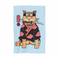 Полотенце с принтом Japanese Akatsuki cat - PrintSalon