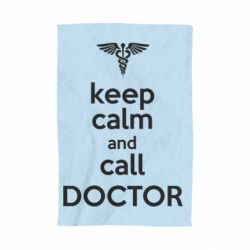 Полотенце с принтом Keep Calm And Call Doctor - PrintSalon