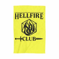 Полотенце с принтом Клуб Адского Огня - PrintSalon