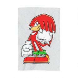 Полотенце с принтом Knuckles the Echidna - PrintSalon