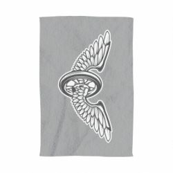 Полотенце с принтом Колесо и крылья - PrintSalon