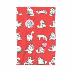 Рушник з принтом Кот Саймона емоції - PrintSalon