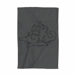 Полотенце с принтом Кот Саймона Любовь - PrintSalon