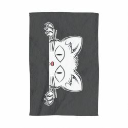 Полотенце с принтом Котейка - PrintSalon