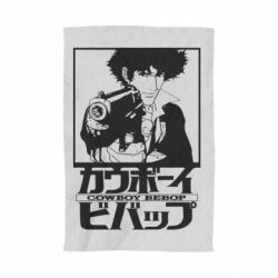 Полотенце с принтом Ковбой Бибоп с ружьем - PrintSalon