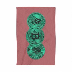 Полотенце с принтом Криптовалюта - PrintSalon