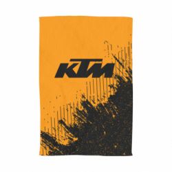 Полотенце с принтом KTM and grunge background - PrintSalon