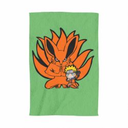 Полотенце с принтом Kurama And Naruto - PrintSalon