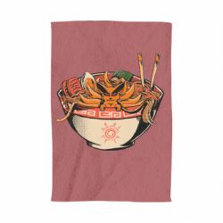 Полотенце с принтом Kurama in ramen - PrintSalon