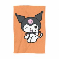 Полотенце с принтом Kuromi hello kitty - PrintSalon