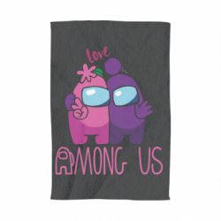 Полотенце с принтом Love is Among Us - PrintSalon