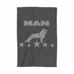 Полотенце с принтом Man lion and stars - PrintSalon