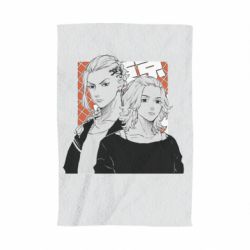 Полотенце с принтом Manjiro And Draken - PrintSalon