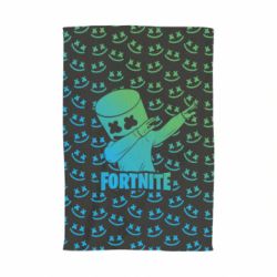 Полотенце с принтом Marshmello Fortnite Dab Neon - PrintSalon