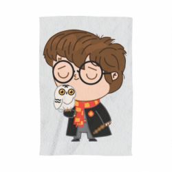 Полотенце с принтом Милый Гарри с совой - PrintSalon