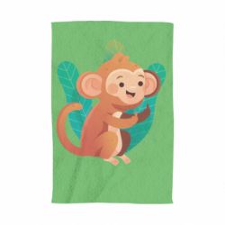 Полотенце с принтом Monkey. Fuck You - PrintSalon