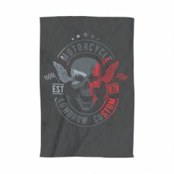 Полотенце с принтом Moto skull - PrintSalon