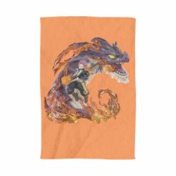 Полотенце с принтом Natsu with a dragon - PrintSalon