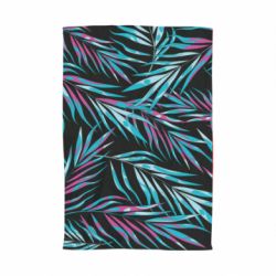 Рушник з принтом Neon Palm Leaves - PrintSalon