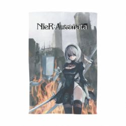 Полотенце с принтом Nier Automata 2B - PrintSalon
