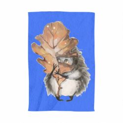 Полотенце с принтом Осенний ежик - PrintSalon