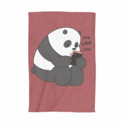 Полотенце с принтом Панда лайк - PrintSalon