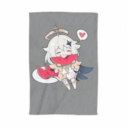 Рушник з принтом Паймон з кавуном - PrintSalon