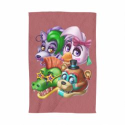 Полотенце с принтом Персонажи FNAF - PrintSalon